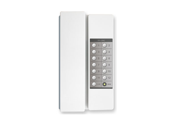 Citofono Principal Mural o Sobremesa 12 Botones, Con LED Indicador de Llamada TP/12RM (24v)