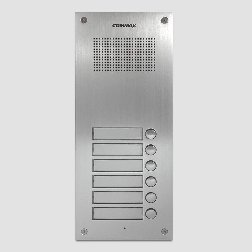 Placa con Unidad de Amplificación, 6 Botones de Llamada FF0DR/6UML